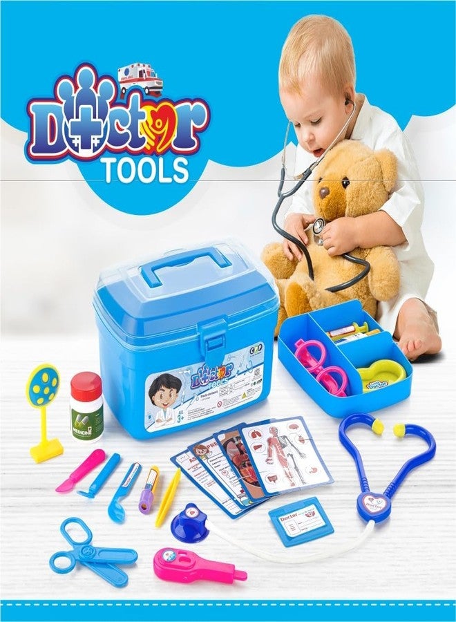 YUIOP - Doctor Tools Set for Kids - Age 3+ Years - Educational Pretend Play Toy for Kids (Premium Box (20 Tools in 1)) - Image 5